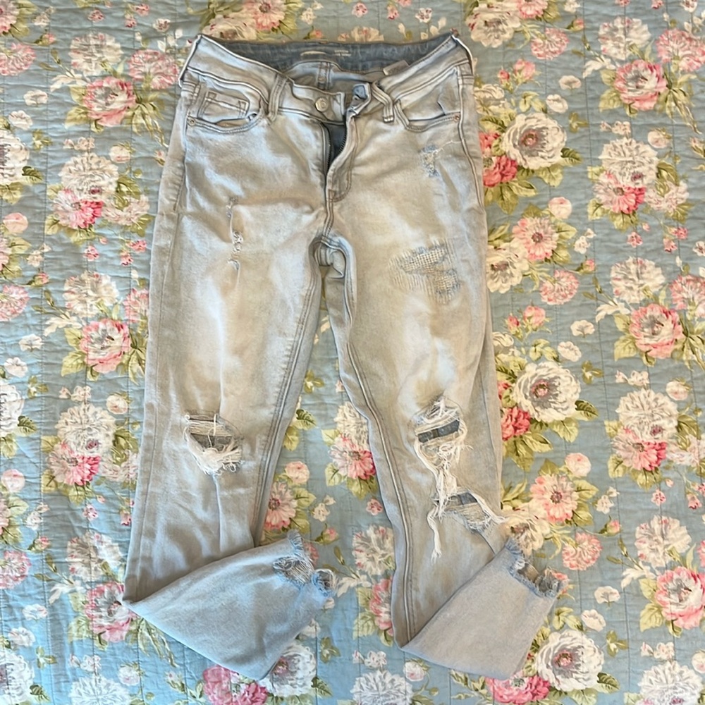 Blue old navy jeans size 0